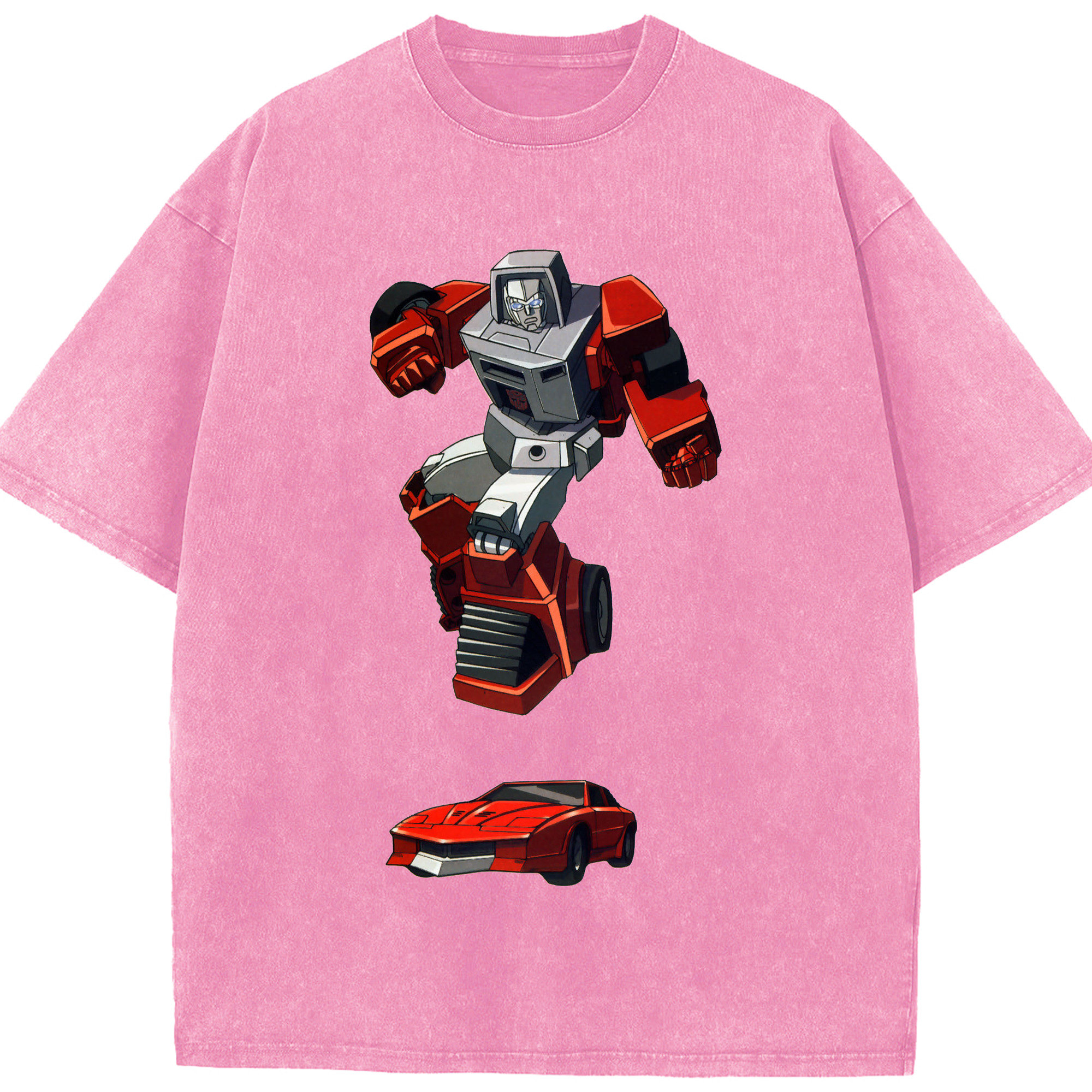 （画像用）  綿100% ヴィンテージ風 半袖Tシャツ（フロントプリント）